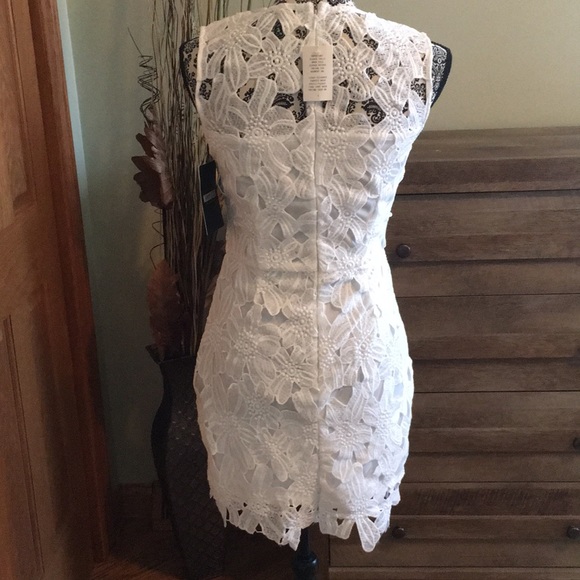 Crochet Bodycon Dress - Picture 2 of 8